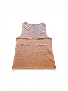 Madewell NWT Classic V-Neck Tank Top Mauve Pink